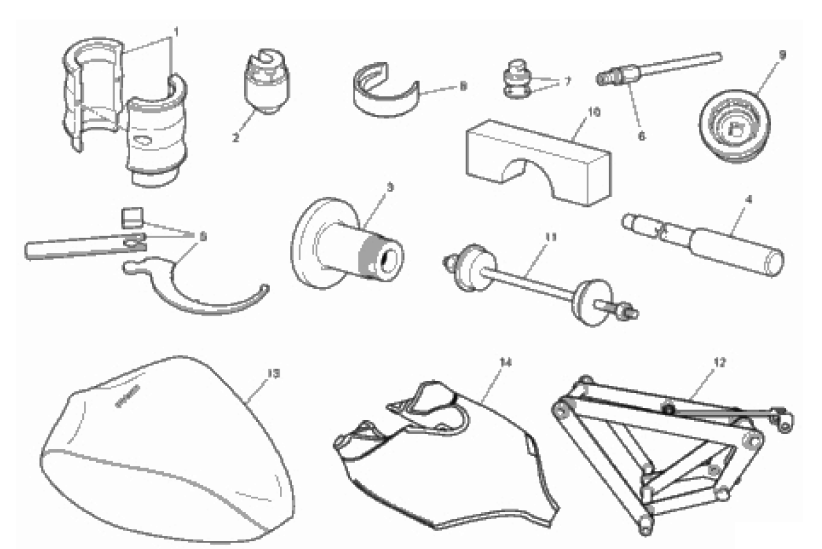 WORKSHOP SERVICE TOOLS (FRAME) 