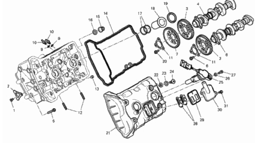 FRONT HEAD - TIMING SYSTEM 