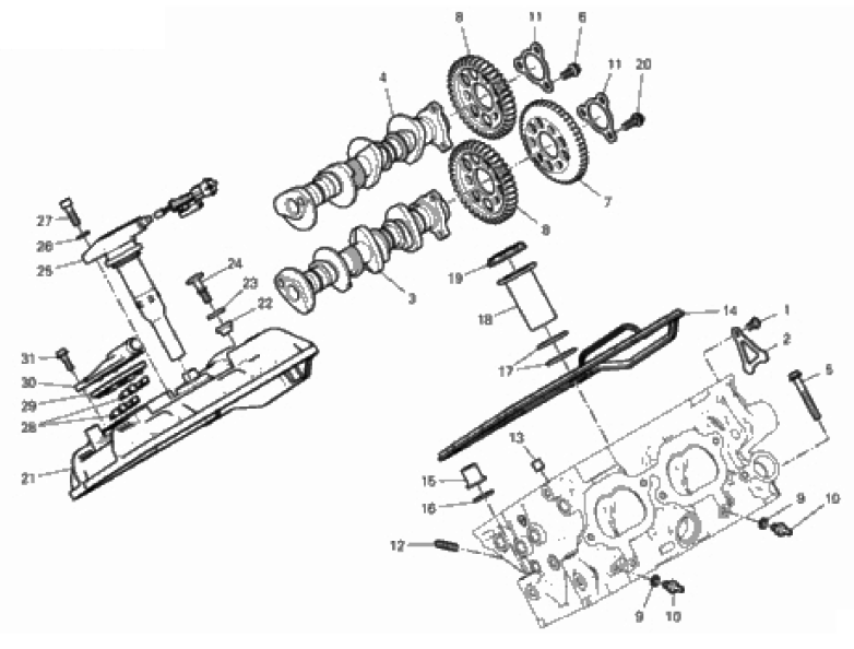 REAR HEAD - TIMING SYSTEM 
