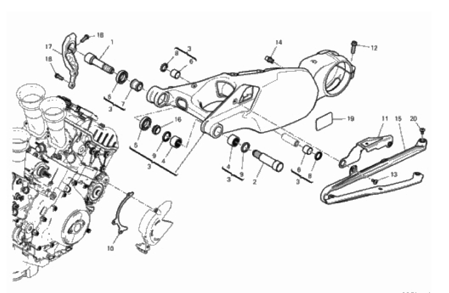 REAR SWINGING ARM 