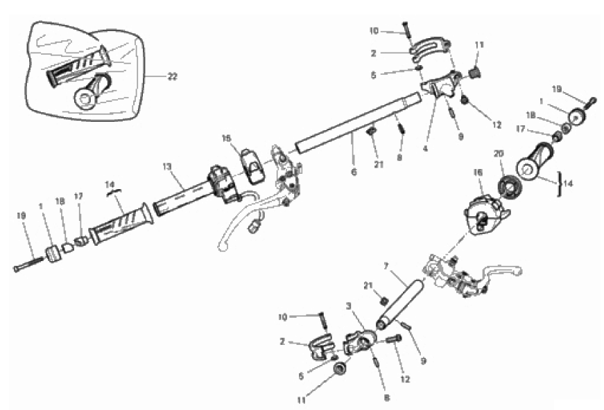 HALF-HANDLEBARS 