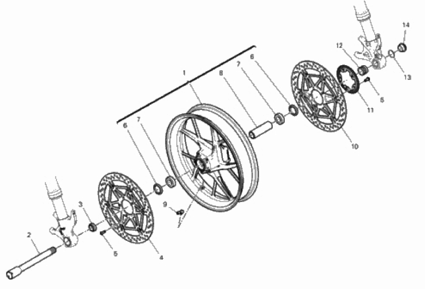 28A FRONT WHEEL (25/47)