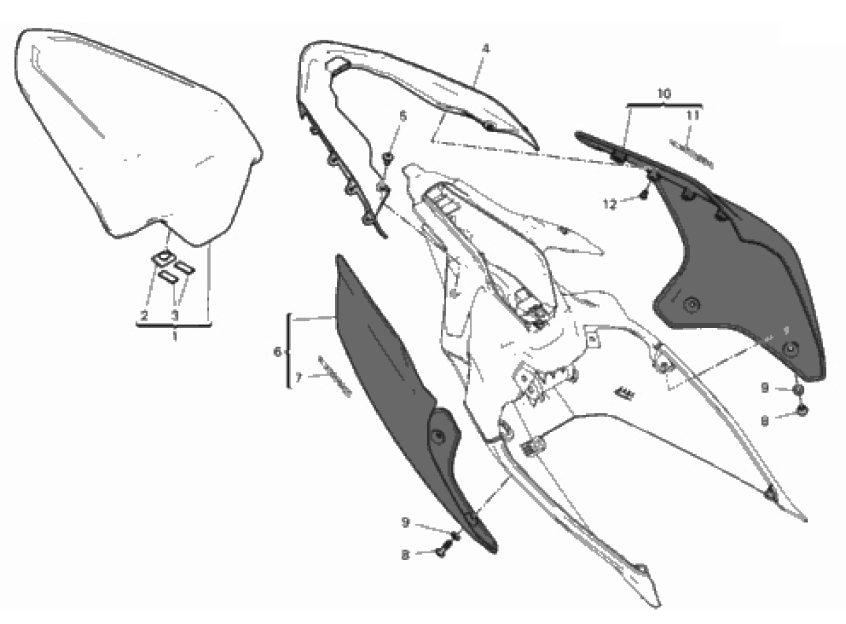 PILLION RIDER SEAT 