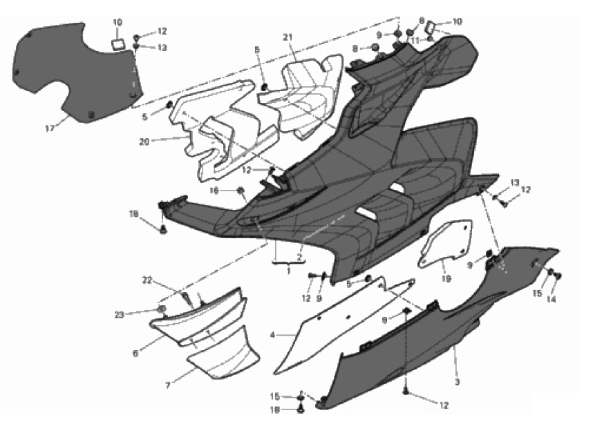 FAIRING, LH 