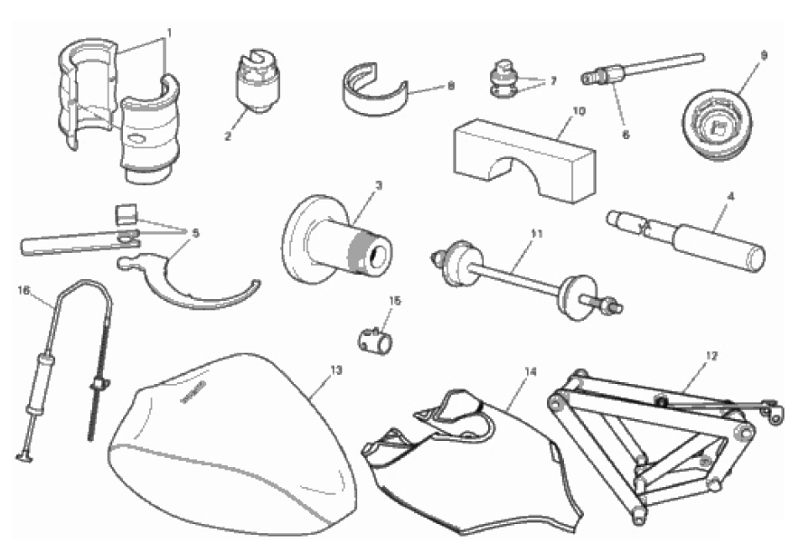 WORKSHOP SERVICE TOOLS (FRAME) 