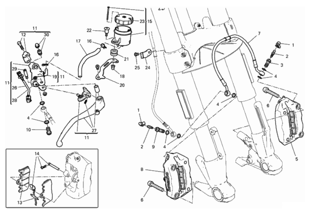 FRONT BRAKE SYSTEM 