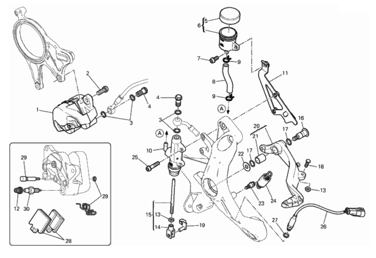 REAR BRAKE SYSTEM 