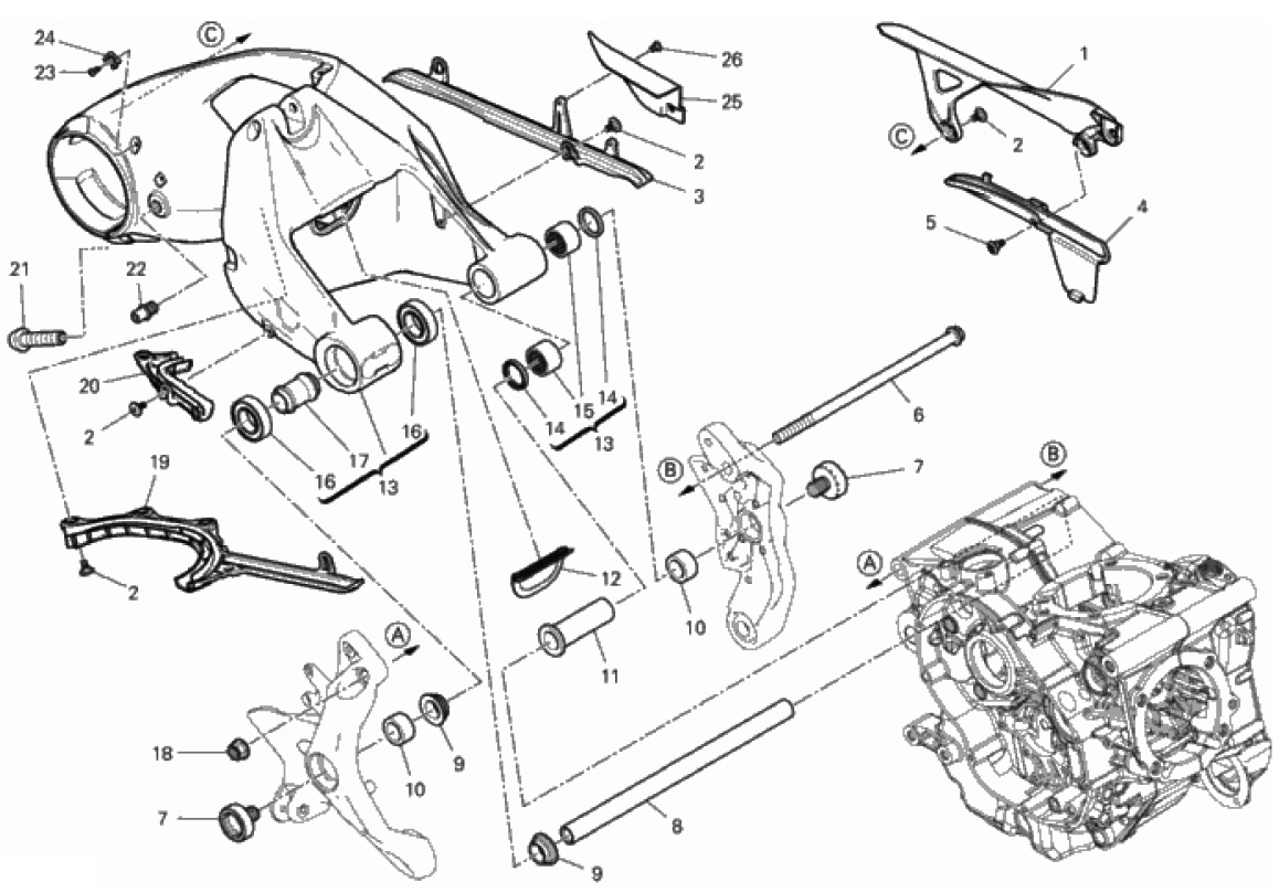 REAR SWINGING ARM 