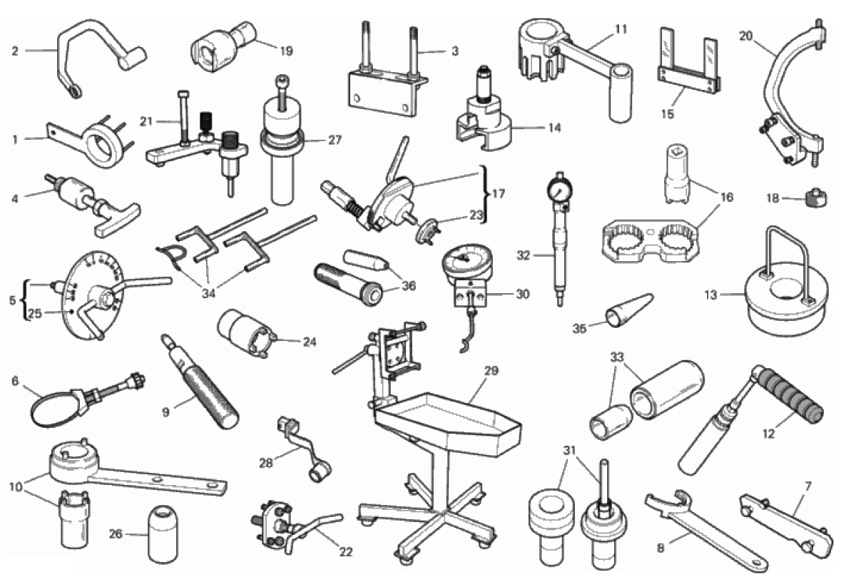 WORKSHOP SERVICE TOOLS (ENGINE) 