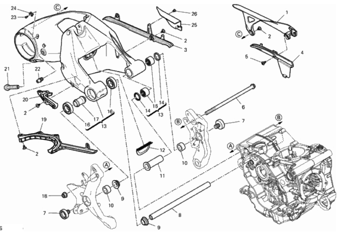 REAR SWINGING ARM 