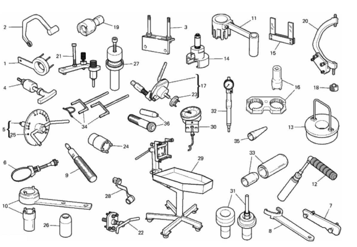 WORKSHOP SERVICE TOOLS (ENGINE) 