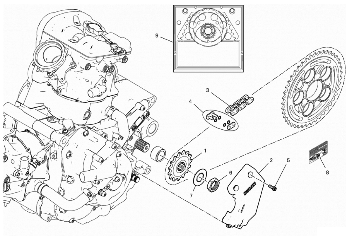 FRONT SPROCKET - CHAIN (2/37)