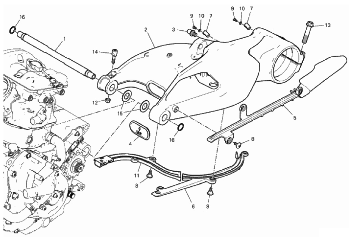 REAR SWINGING ARM 