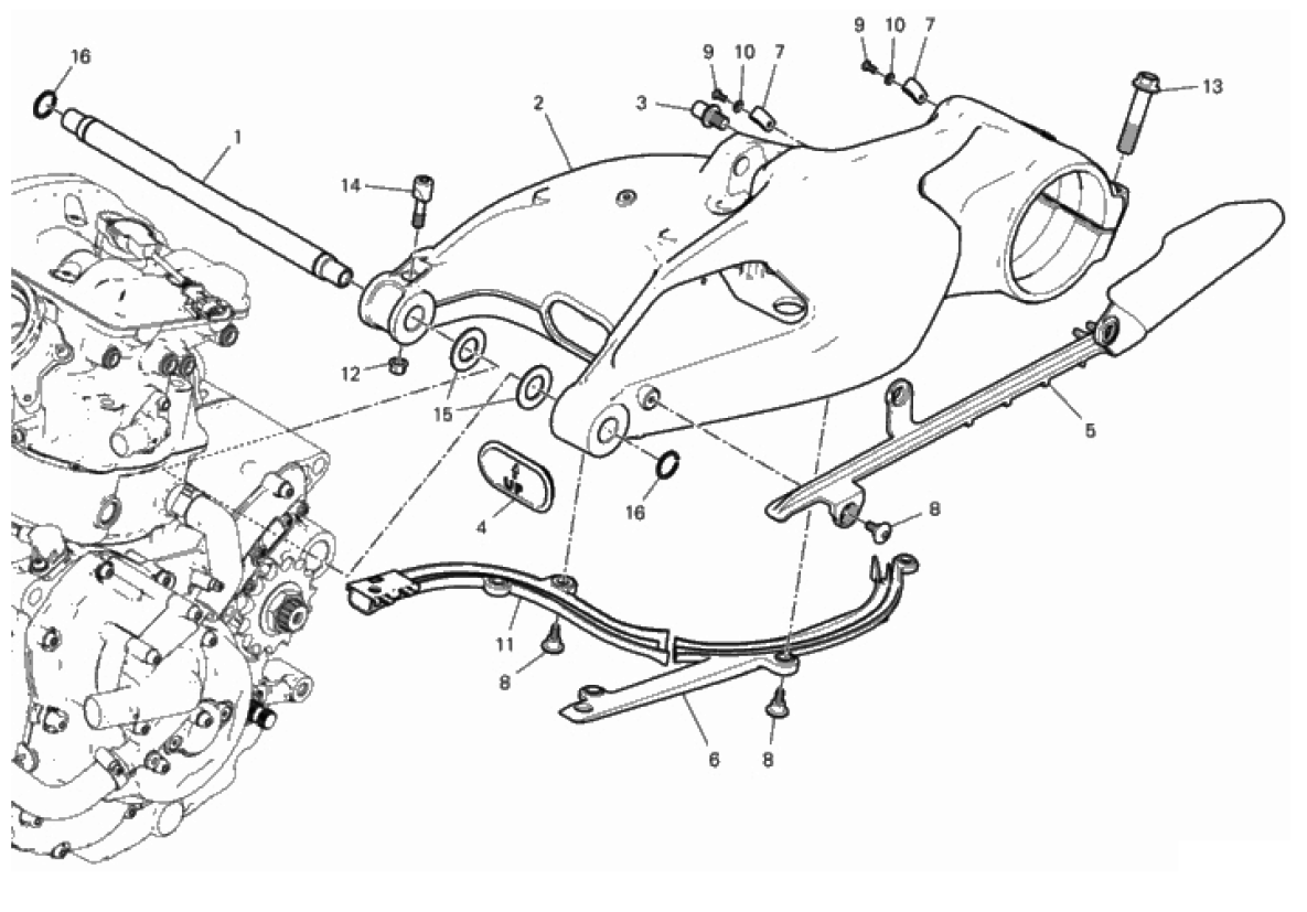 REAR SWINGING ARM 