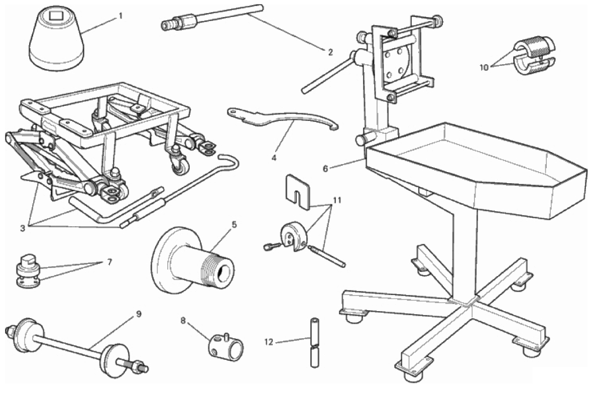 WORKSHOP SERVICE TOOLS (FRAME) 