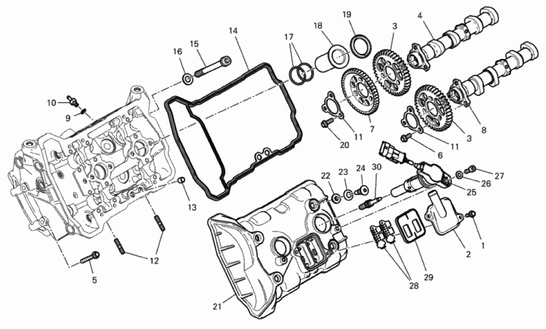 FRONT HEAD - TIMING SYSTEM 