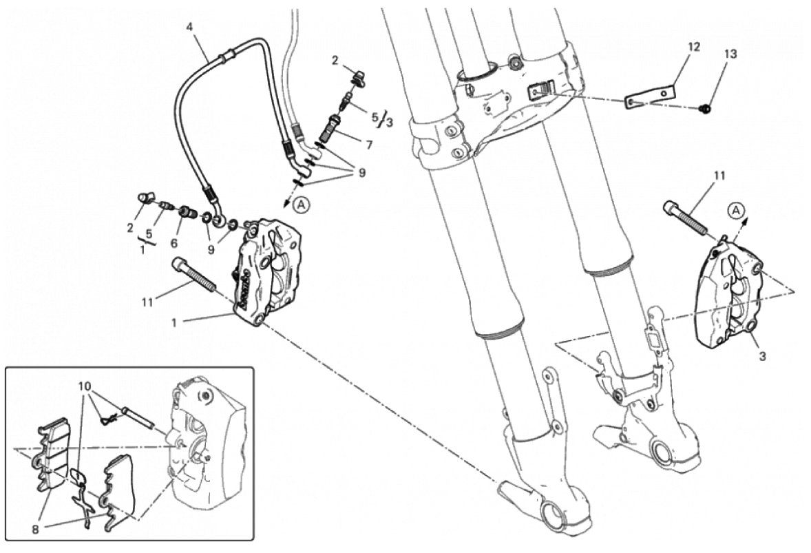 FRONT BRAKE SYSTEM 