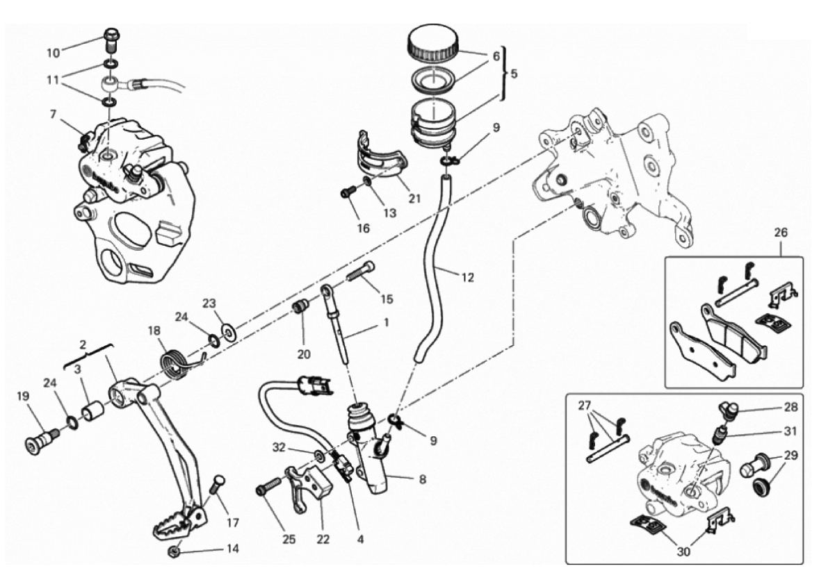 REAR BRAKE SYSTEM 