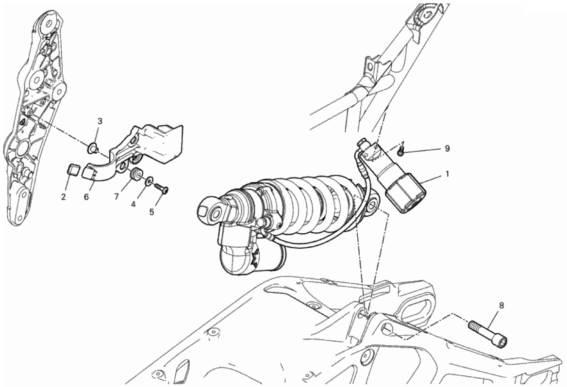 REAR SHOCK ABSORBER 