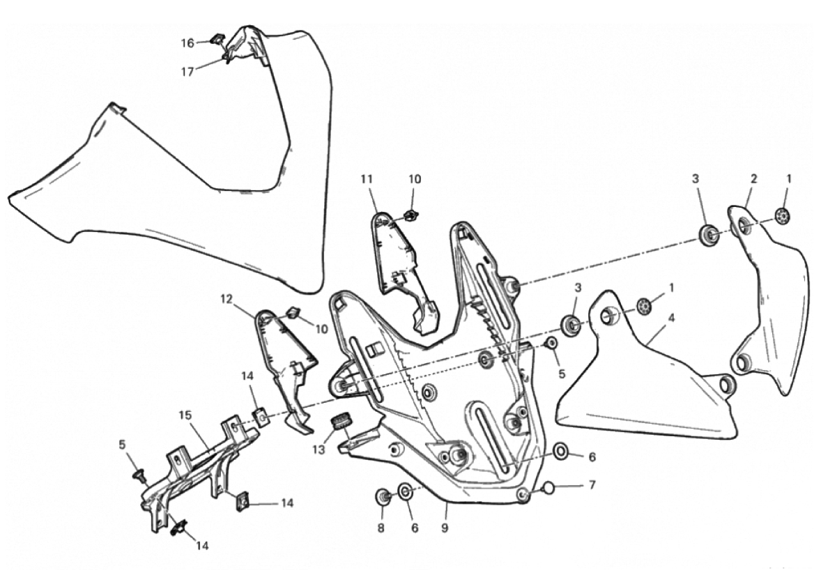 HEALDIGHT FAIRING SUPPORT 