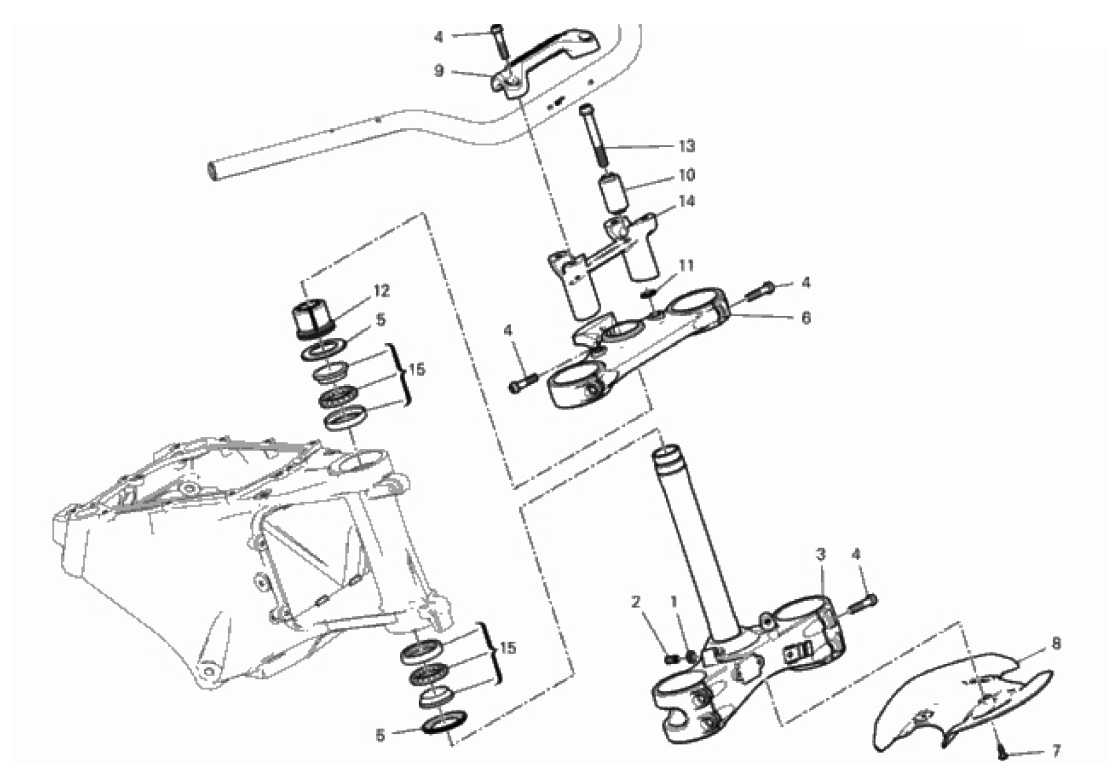 STEERING HEAD BASE ASSEMBLY 