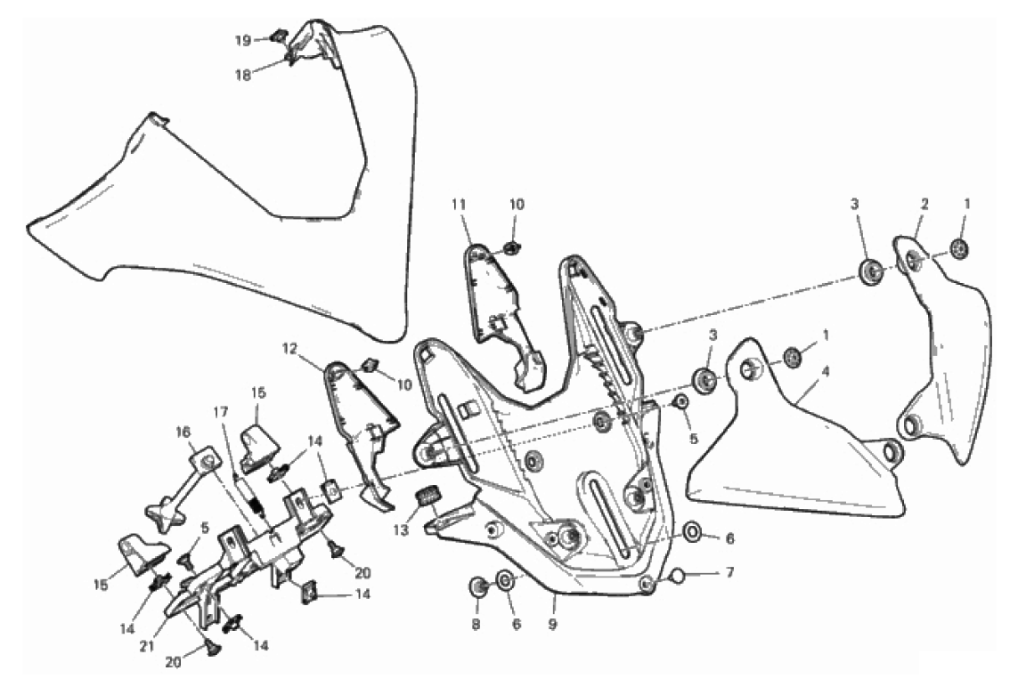 HEALDIGHT FAIRING SUPPORT 