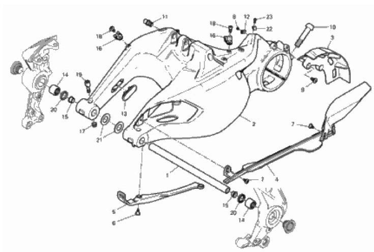 REAR SWINGING ARM 