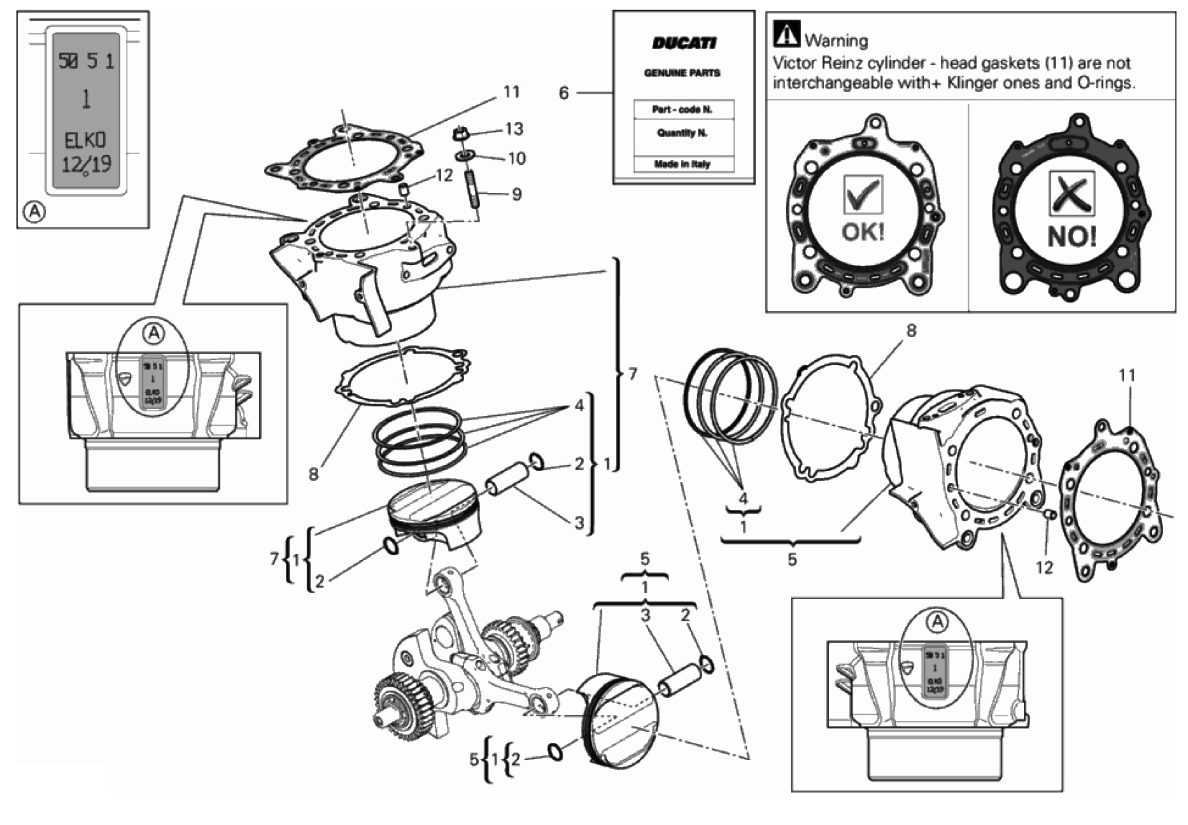 CYLINDERS - PISTONS (KOENIG) 