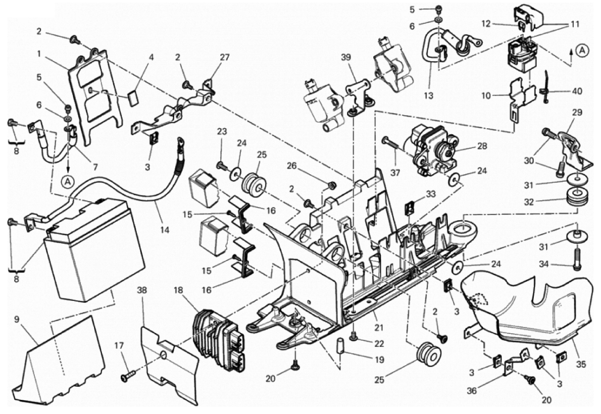 BATTERY HOLDER 