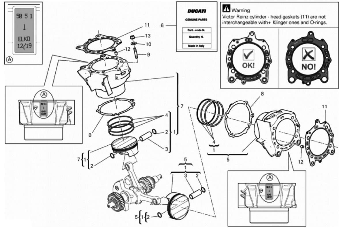 CYLINDERS - PISTONS (KOENIG) 