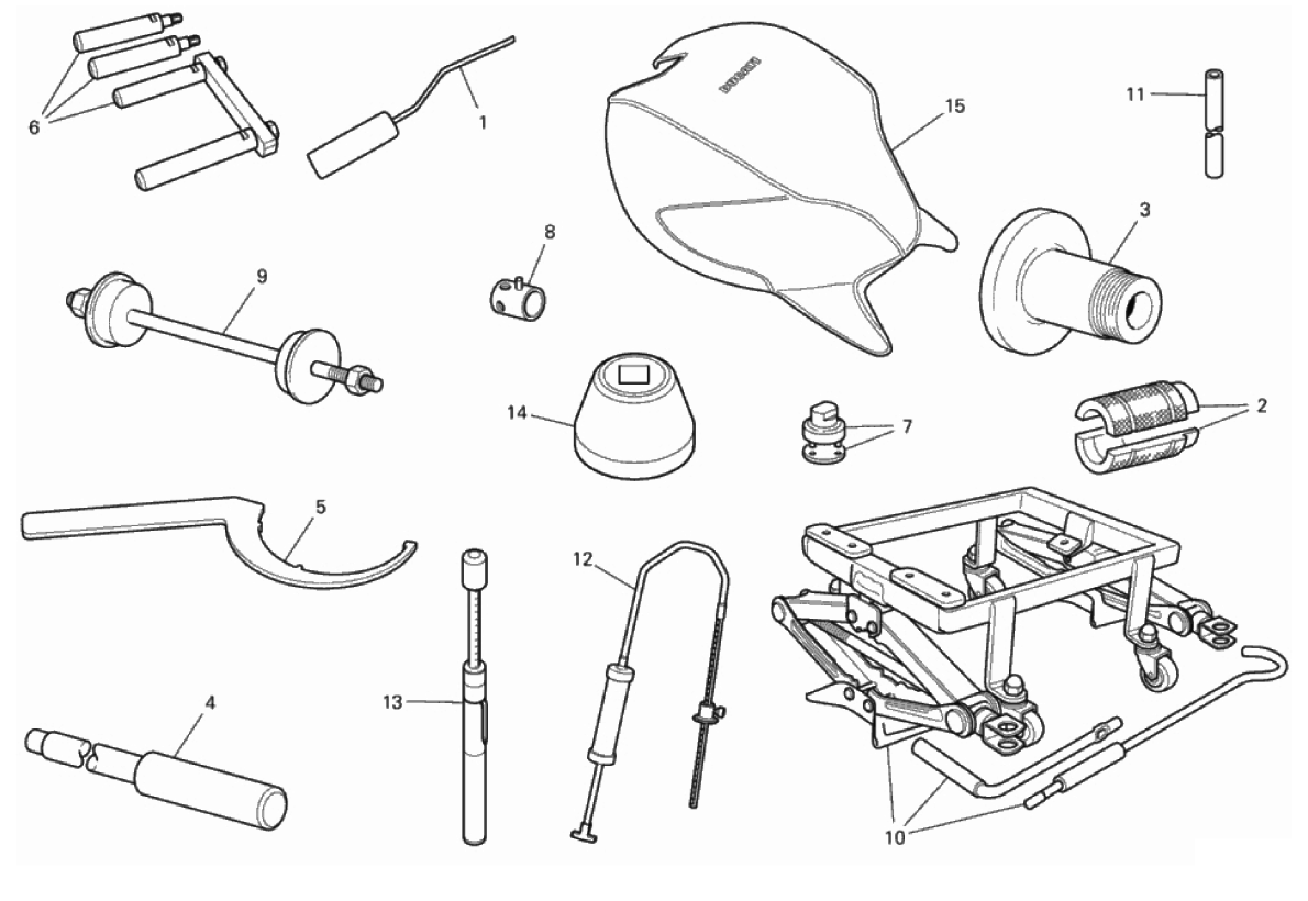 WORKSHOP SERVICE TOOLS, FRAME 