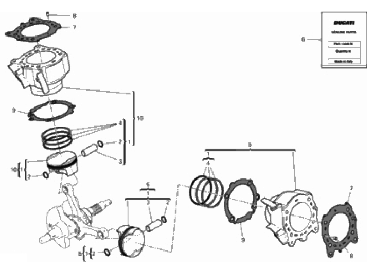 CYLINDERS - PISTONS 