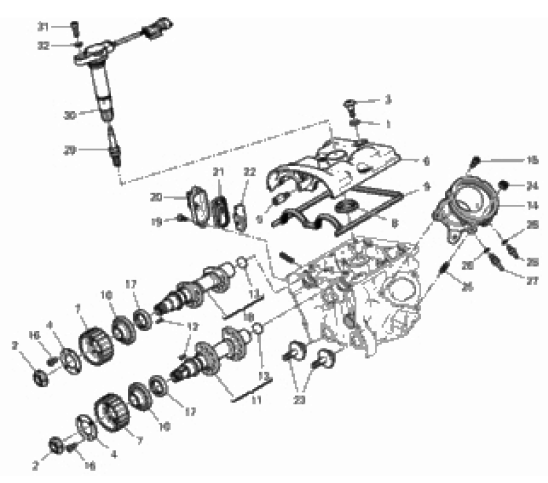 VERTICAL CYLINDER HEAD - TIMING 