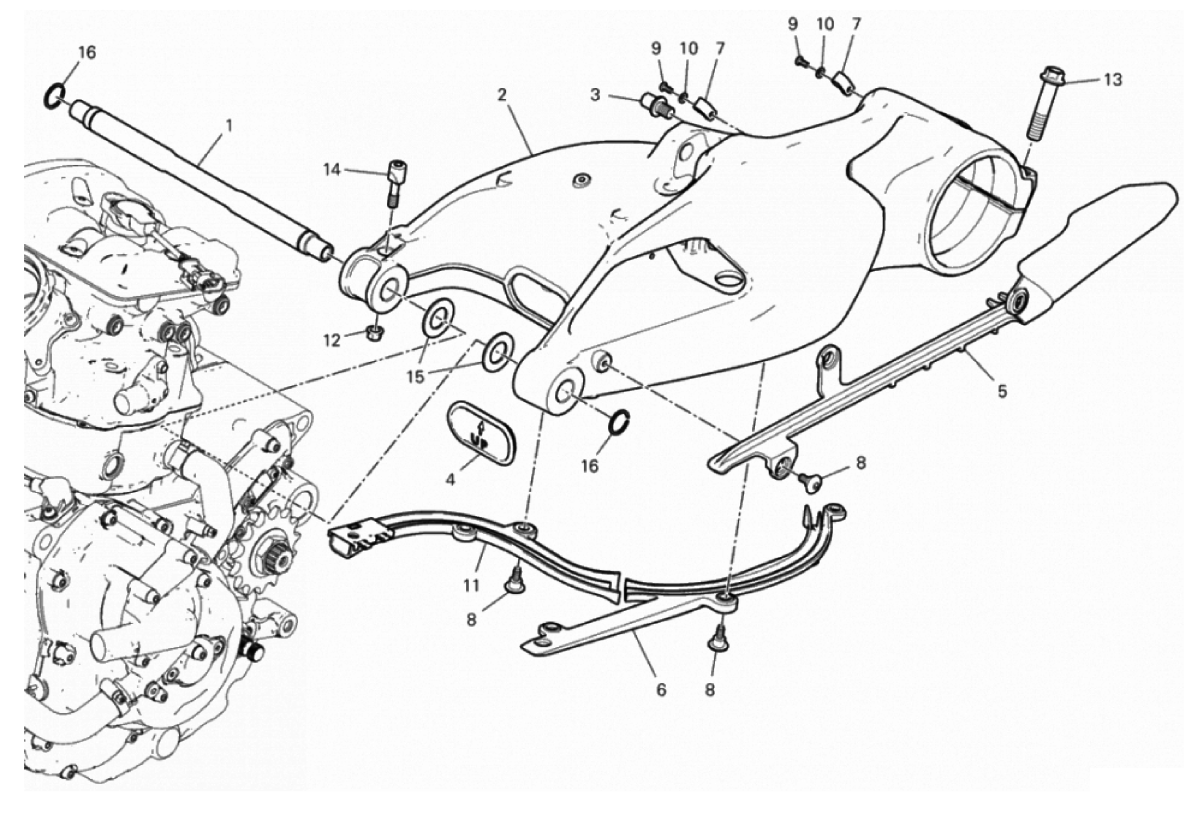 REAR SWINGING ARM 