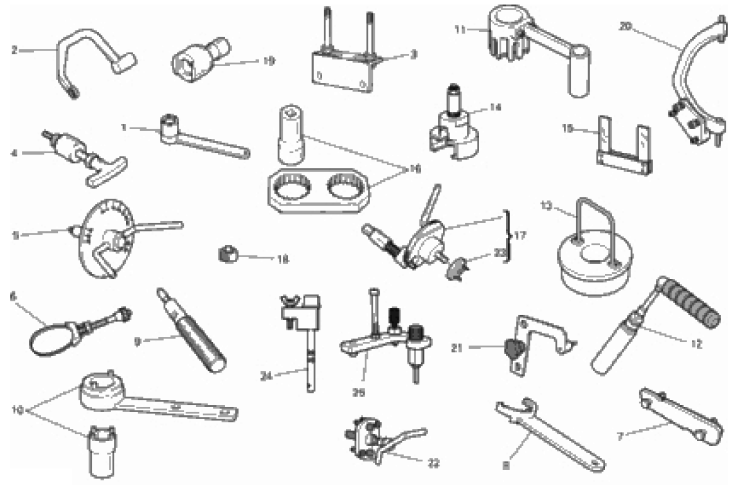 WORKSHOP SERVICE TOOLS (ENGINE) 