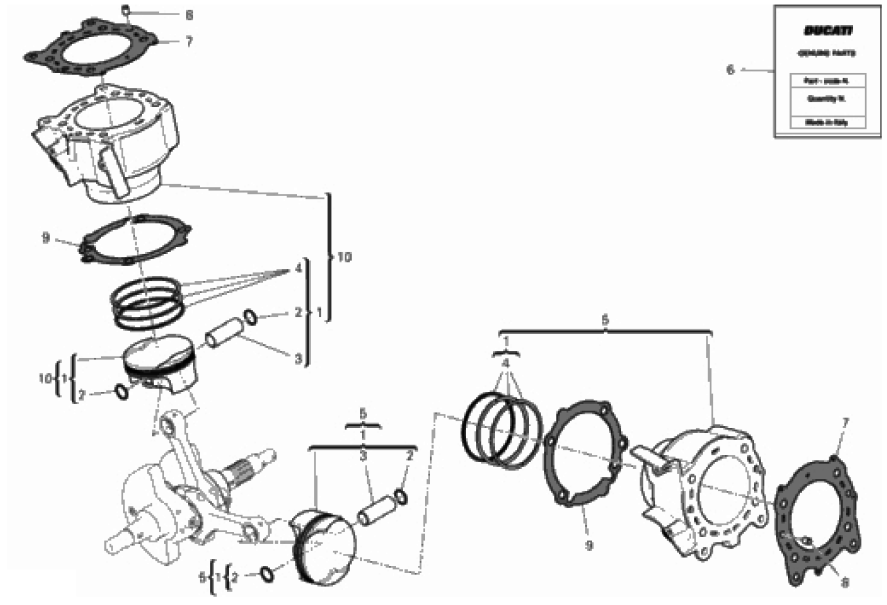 CYLINDERS - PISTONS 