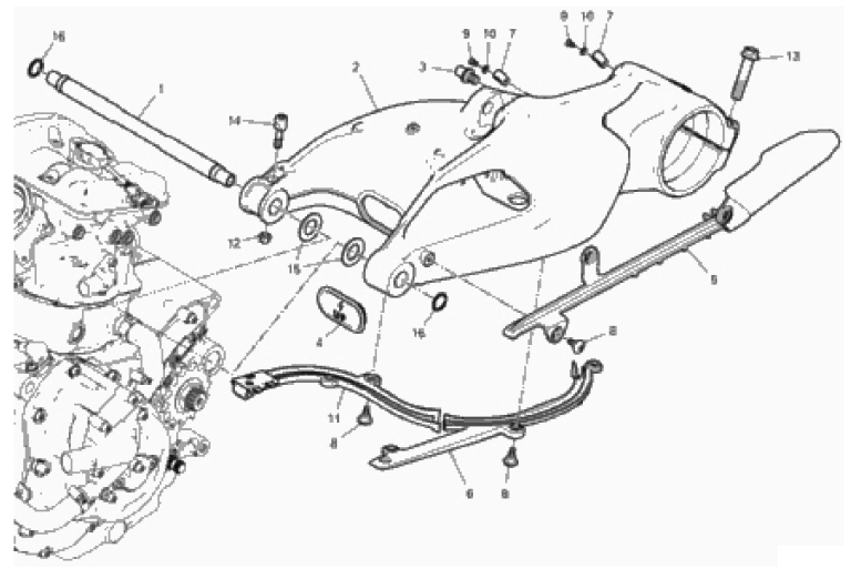 REAR SWINGING ARM 