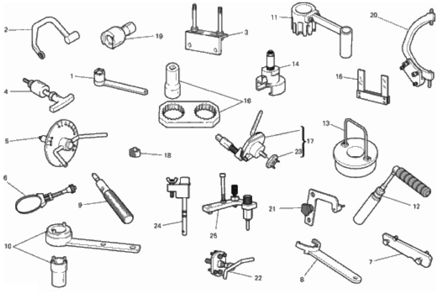 WORKSHOP SERVICE TOOLS (ENGINE) 