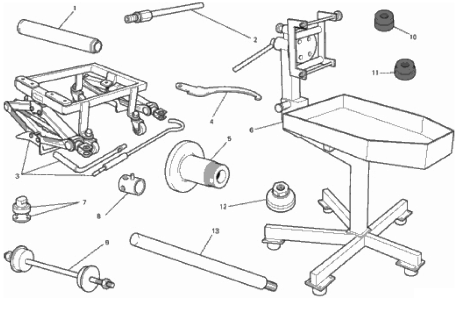 WORKSHOP SERVICE TOOLS (FRAME) 