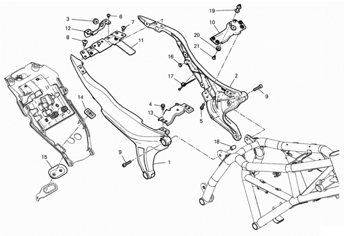 REAR FRAME COMP. 