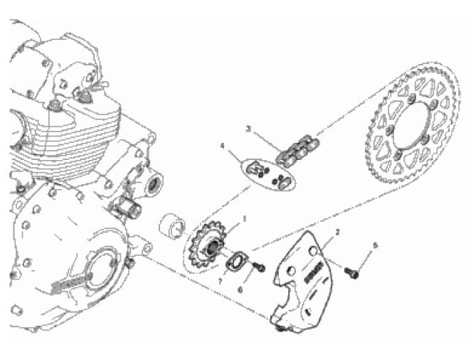 FRONT SPROCKET - CHAIN 