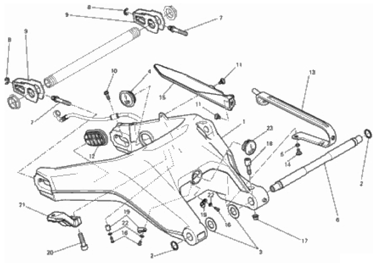 REAR SWINGING ARM 