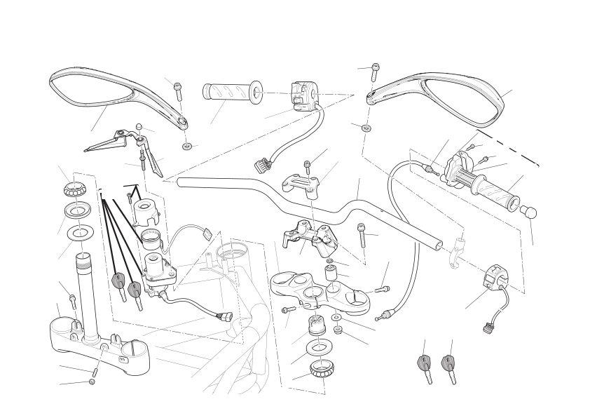 Handlebar and controls