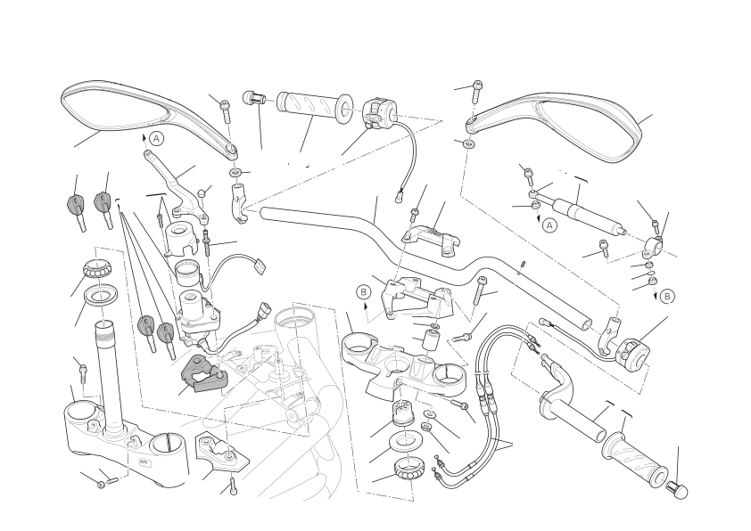 Handlebar and controls