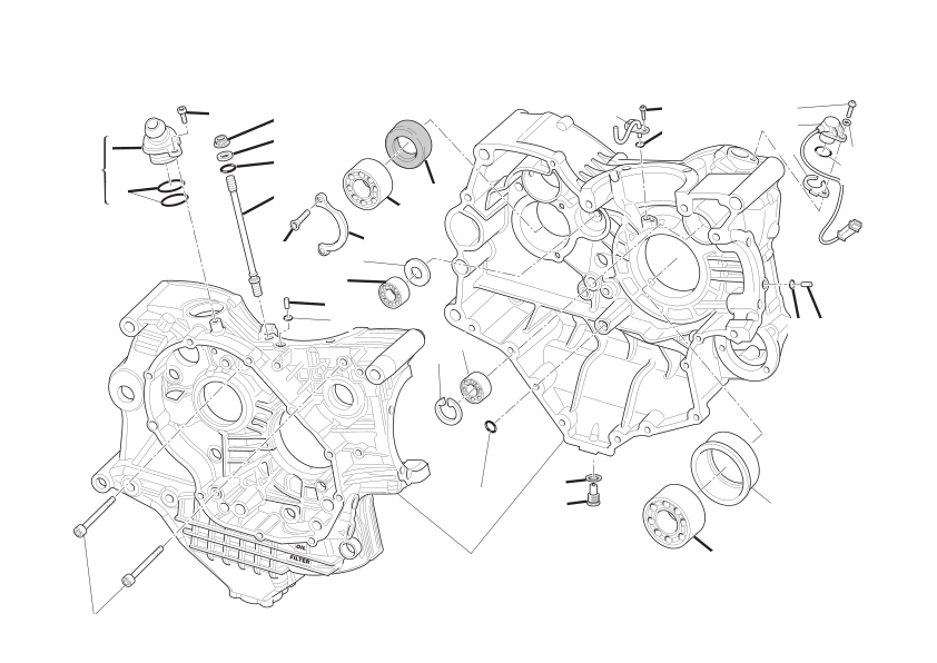 Crankcase halves