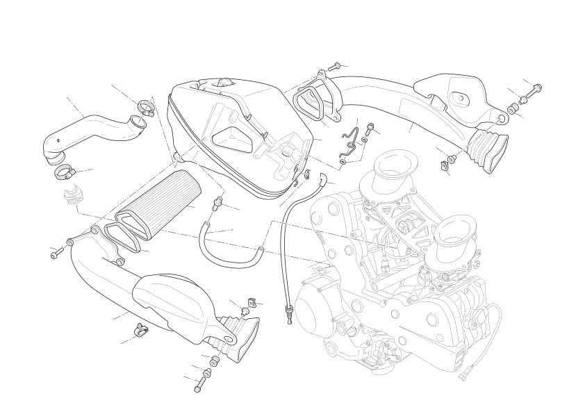 Air intake - oil breather