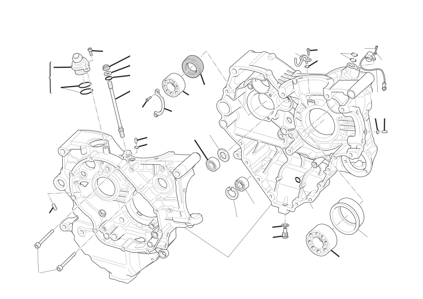 Crankcase halves