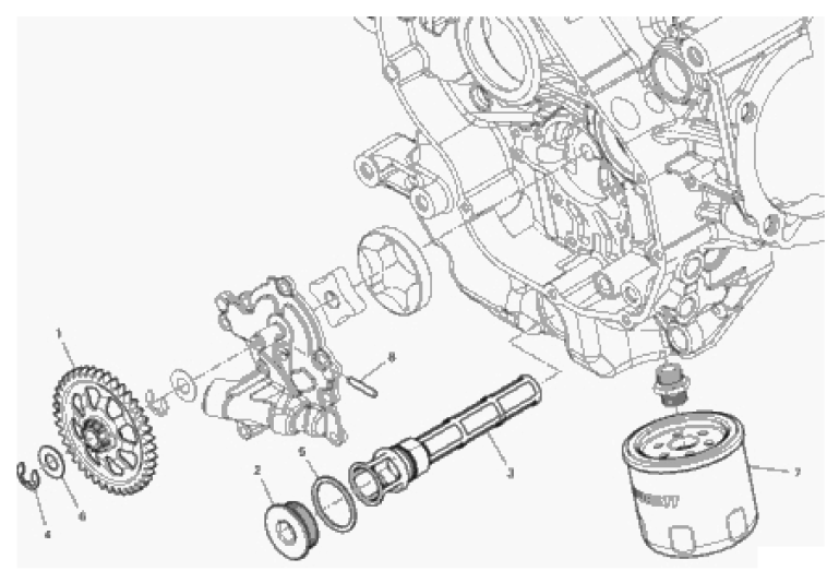 FILTERS AND OIL PUMP 