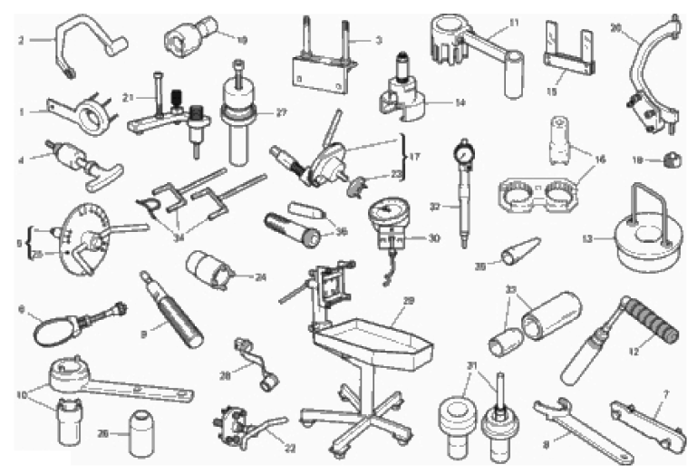 WORKSHOP SERVICE TOOLS (ENGINE) 