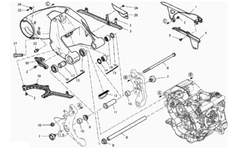 REAR SWINGING ARM 